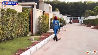 The girl loves to have sex in different costumes, showcasing her wild side