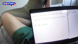 The girl distracted me from studying, so I fucked her