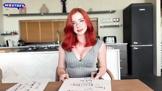 Redhead girl fucked by her Russian teacher in hardcore action