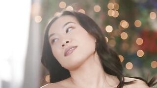 An Asian woman gets her pussy eaten, experiencing incredible pleasure