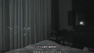 The cock is there, and she has to jerk herself off in this steamy homemade scene