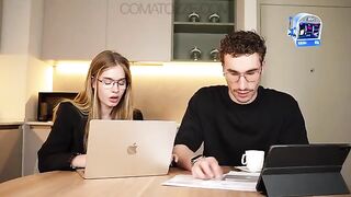 A secretary's job is not only to type documents but also to engage in intimate acts