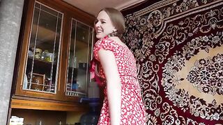 A girl from the village is always horny and wants to fuck!