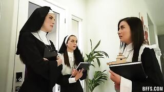 A nun's lust is embodied in an object of desire