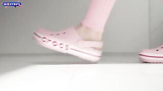 A red-haired beauty got fucked in her tight suit