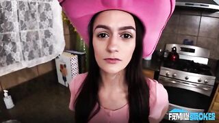 The guy gave his dick to the cowgirl for riding