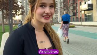 The man showed his penis to the girl and offered sex