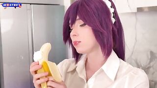 She’s an anime girl, so she gets fucked like one