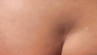 Free ass on the beach, Alexandra Wett's riskiest public orgasm yet