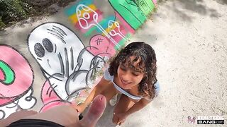 A white guy managed to surprise a mulatto woman with his skills