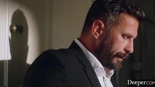 Morgan has to prove herself to her boss Manuel in a steamy encounter