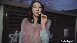 Public agent fucked blonde slut in hardcore action