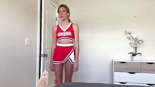 Special support for cheerleaders, a steamy stepbrother fantasy with Addison Vodka