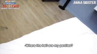 The pretty hotel maid came to show her guest something personal