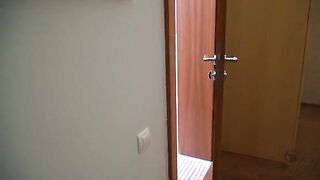 The little mouth of this brunette catches everything in this steamy scene