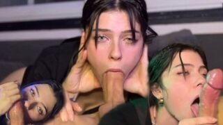 A girl is learning to suck cock like a professional in this hot video
