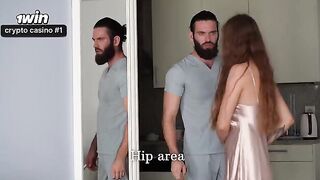 The masseur easily brought the cheating wife to squirting