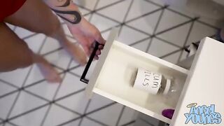 A wonderful day for a hot threesome sex with three beautiful people
