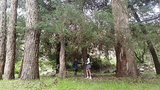 A forest is the perfect place for an old pervert to act out his fantasies