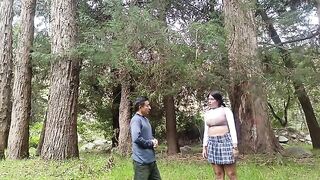 A forest is the perfect place for an old pervert to act out his fantasies