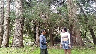 A forest is the perfect place for an old pervert to act out his fantasies