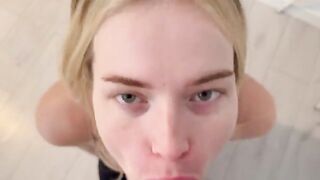 After a walk, the girl warms up with sex in a steamy Russian scene