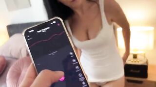 The toy’s functionality drives you wild and brings you to orgasm