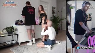 The girl loves sex with her husband, but he does not satisfy her