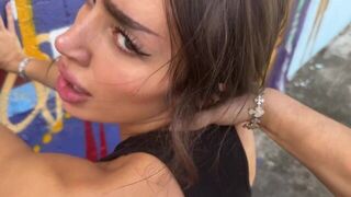 You can moan, you can scream, but you can't stop it - Sisi Rose in wild outdoor action