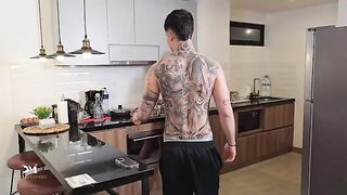 The coffee got cold while the MILF finished up with him