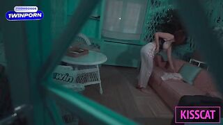 Busty stepmom seduced her stepson to make love with him