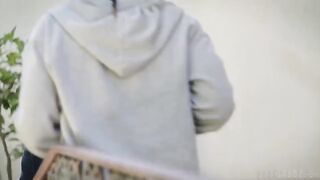 The art of oral sex for her, a sensual technique to please the brunette on the bed