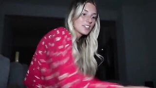 A cute blonde girl is dominated gently by her stepbrother in this steamy scene