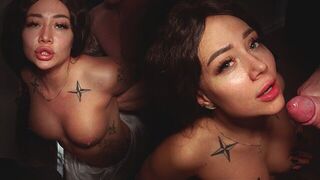 Every touch of the lips is a separate hot story. The couple has Gentile sex