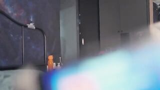 A girl in a red dress suggests having sex with her stepbrother