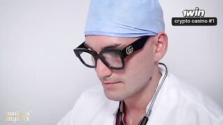 Doctor turns a medical exam into hardcore sex with two beauties