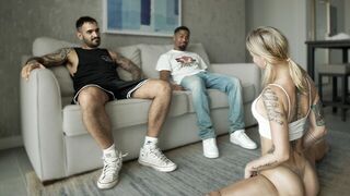 Who will fuck the wife first in a daring cuckold scene?