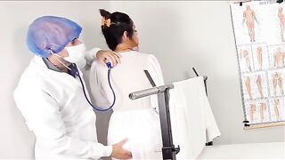 The man gave his place to another friend during the doctor's examination