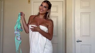A step sister gets undressed like a sweet treat, showcasing Lilith’s allure
