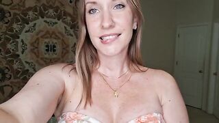 A woman with big tits has a massage with shimmering oil