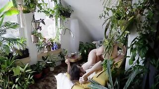 A loving couple enjoy sensual sex right at home