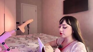 A hot Russian girl has multiple orgasms while using a rubber dildo in this exclusive HD video