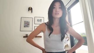 Asian step sister demonstrates her skills to her tutor in HD
