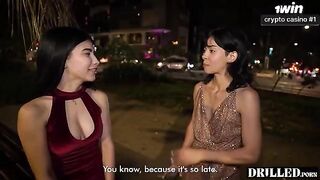 Babe agreed to fuck with two guys, it was amazing