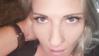 A hot blonde MILF is bouncing on a cock like a sex athlete