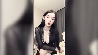 The guy groans through clenched teeth as the girl takes control in a steamy JOI scene