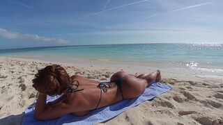 A girl with a great ass was picked up on the beach and fucked hard