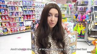 Katty West has sex with a fan and lets him cum in her pussy