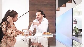 My therapist invited me to her house for a romantic dinner, it was passionate