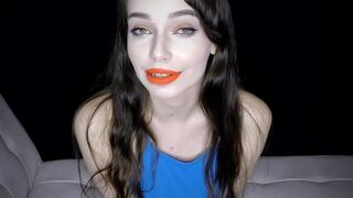 You hate her, but her big tits make you cum - POV facial